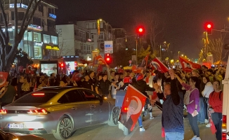 İstanbul'da seçim kutlamaları