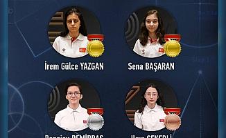 Türk kızlarından Avrupa'da 'altın' başarı